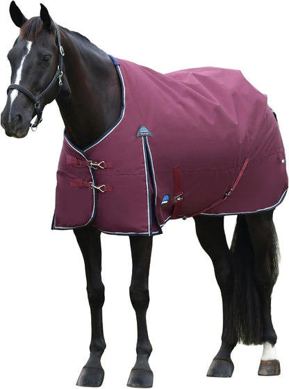 WeatherBeeta ComFiTec Essential horse turnout rug on field full display
