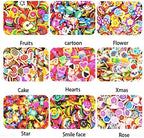 Guirongxin 9000 count assorted nail art slices close up