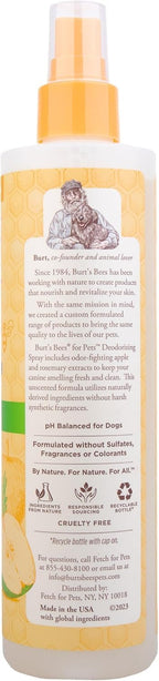 Burts Bees pet grooming spray waterless shampoo bottle