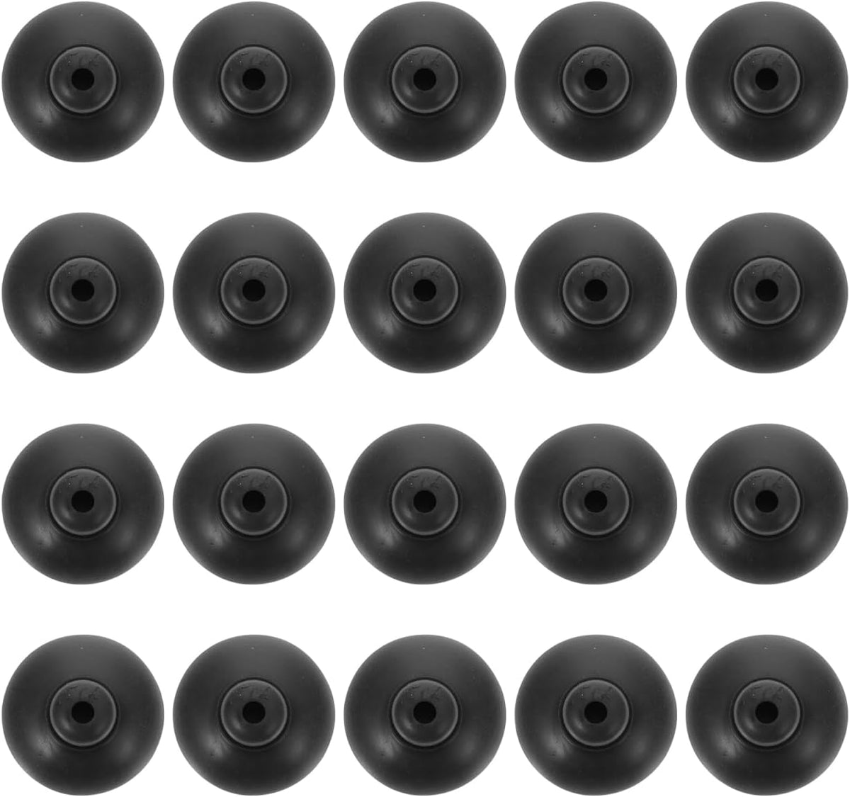 Gatuida aquarium oxygen pump suction cups front view showing twenty black rubber holders for fish tank tubing