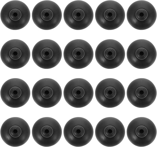 Gatuida aquarium oxygen pump suction cups front view showing twenty black rubber holders for fish tank tubing