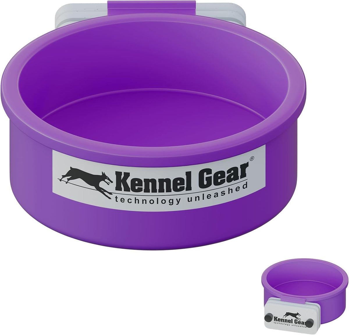 Dog Crate Water Bowl No Spill, 20oz Food-Grade Polypropylene Feeder, Secure Crate Mount with Covered Parts, Travel-Ready & Easy to Clean (Grey) - Image 12