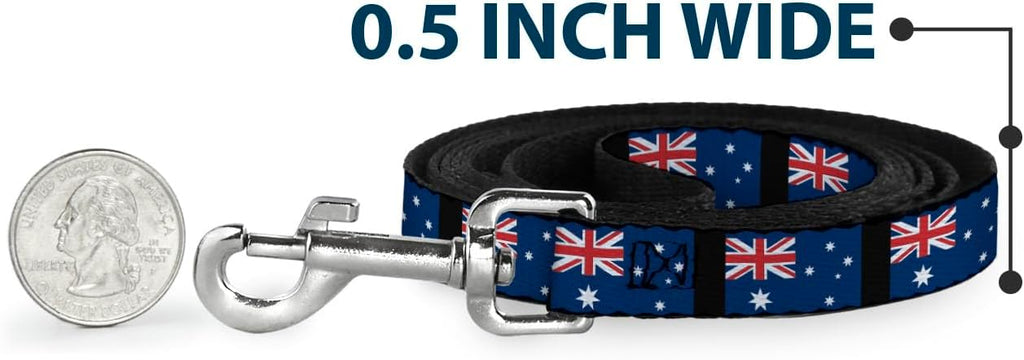 Buckle-Down Australia flag pattern strap close up