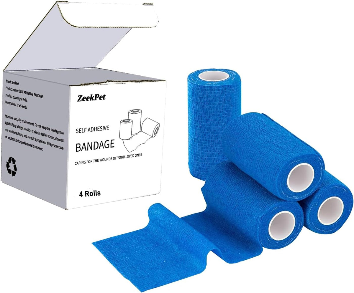 Medical grade cohesive wrap for pets and horses