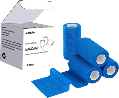 Medical grade cohesive wrap for pets and horses