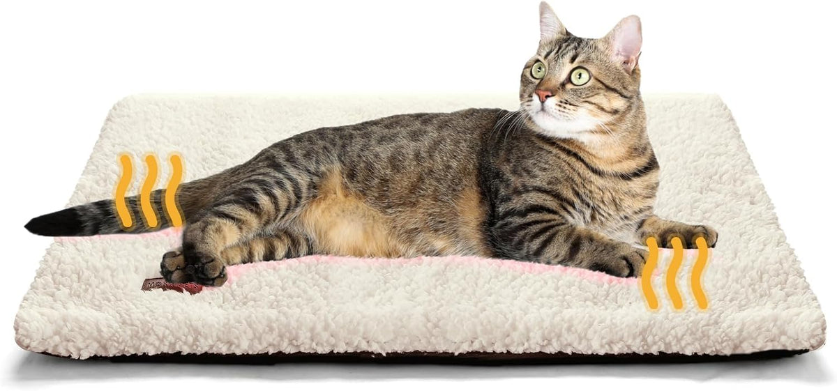 Self Warming Cat Bed Self Heating Cat Dog Mat 24 x 18 inch Extra Warm Thermal Pet Pad for Indoor Outdoor Pets with Removable Cover Non-Slip Bottom Washable Non Electric - Image 13