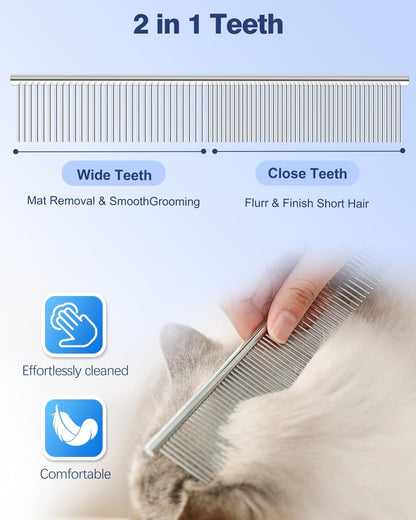 Fiurfiy zippered black storage case neatly organizing the full 6 piece pet grooming scissor kit