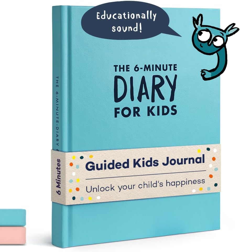 UrBestSelf 6-Minute Kids Diary front cover view of the mindfulness journal.