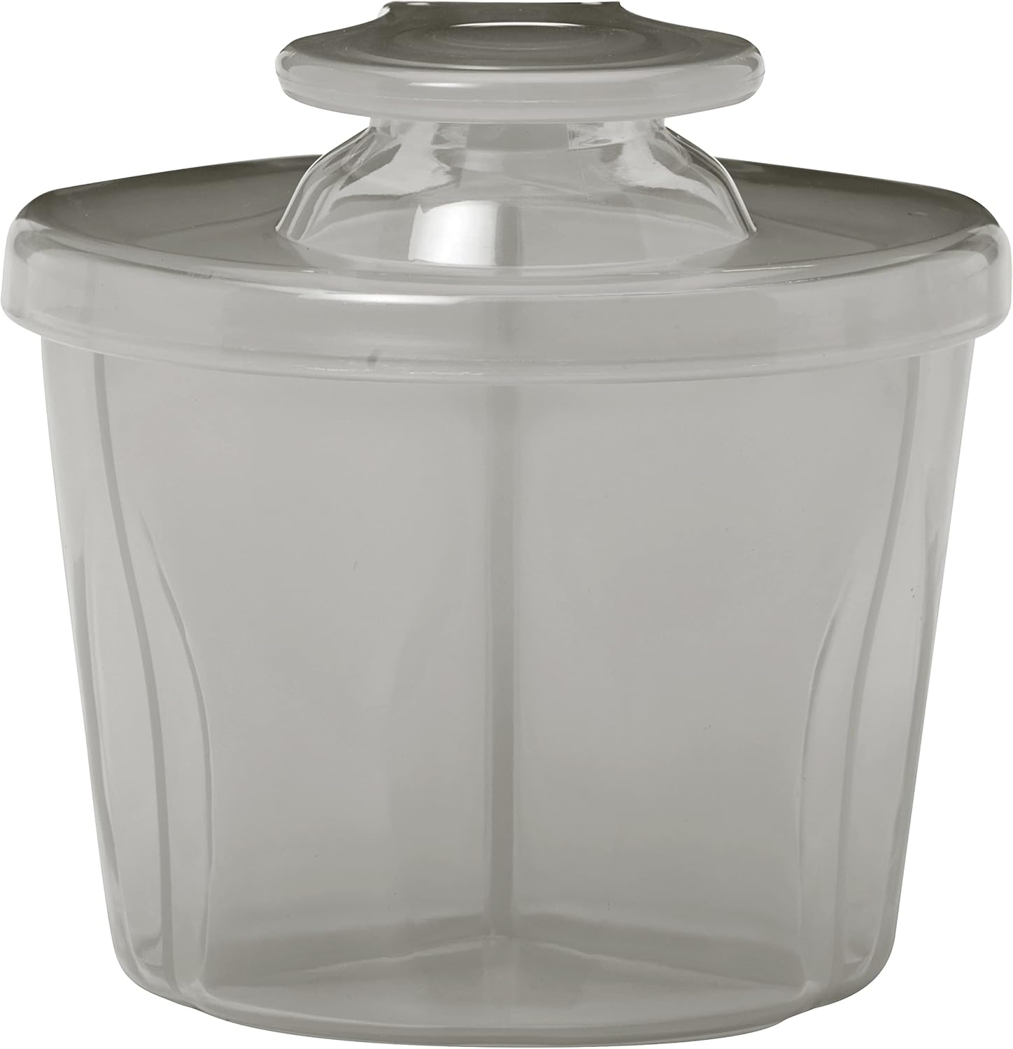 Dr. Brown's Baby Formula Dispenser front view of gray travel container