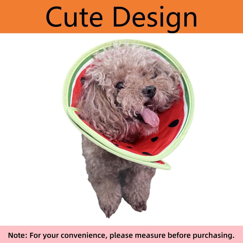 Close up of the self adhesive strap on a soft dog recovery cone