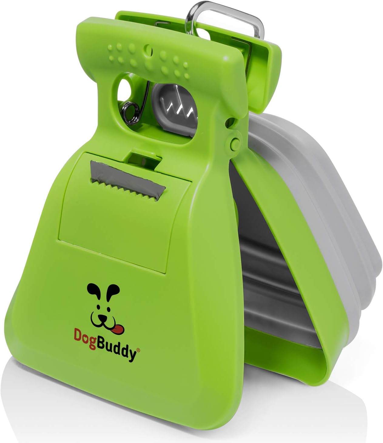 DogBuddy Pooper Scooper, Portable Dog Pooper Scooper, Poop Scooper for Small and Large Dogs, Pooper Scooper With Bag Attachment, Leash Clip and Dog Waste Bags Included (Medium, Kiwi) - Image 11