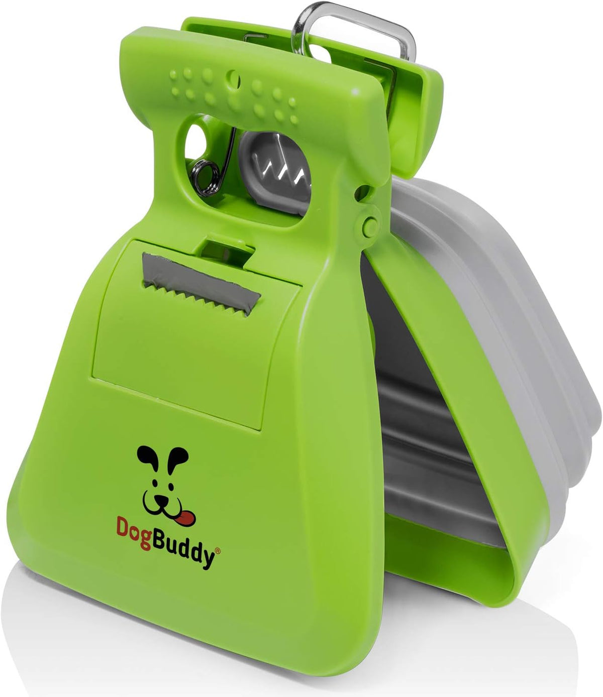 DogBuddy Pooper Scooper, Portable Dog Pooper Scooper, Poop Scooper for Small and Large Dogs, Pooper Scooper With Bag Attachment, Leash Clip and Dog Waste Bags Included (Medium, Kiwi) - Image 11