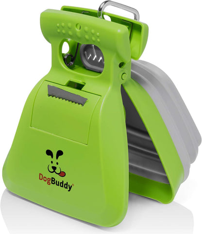 DogBuddy Pooper Scooper, Portable Dog Pooper Scooper, Poop Scooper for Small and Large Dogs, Pooper Scooper With Bag Attachment, Leash Clip and Dog Waste Bags Included (Medium, Kiwi) - Image 11