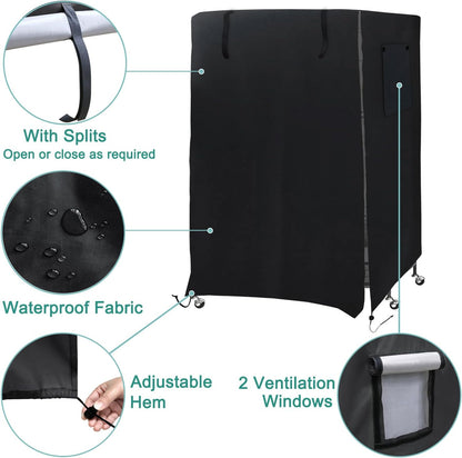DECKALY waterproof blackout bird cage cover fabric close up details