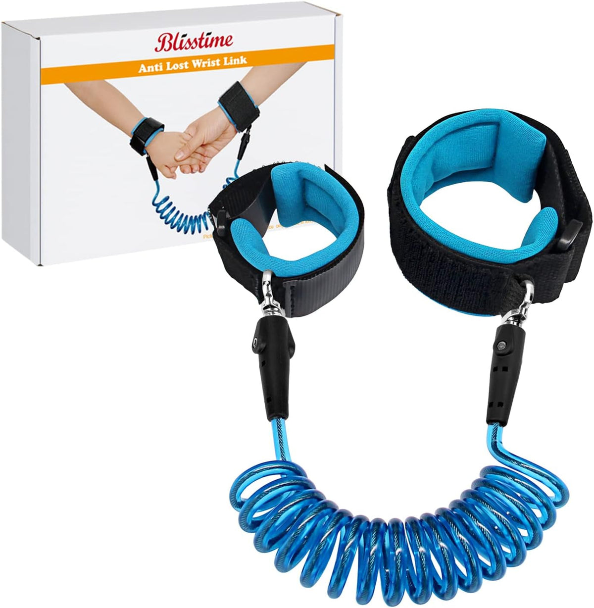 Blisstime anti lost wrist link toddler safety leash front view