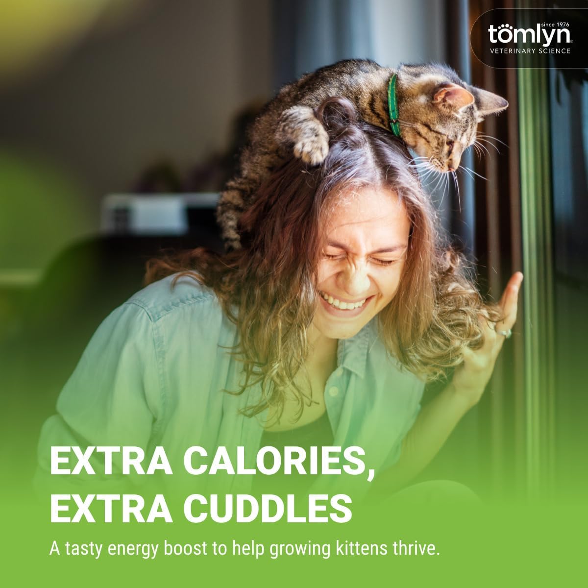 Easy to use Tomlyn kitten growth supplement gel