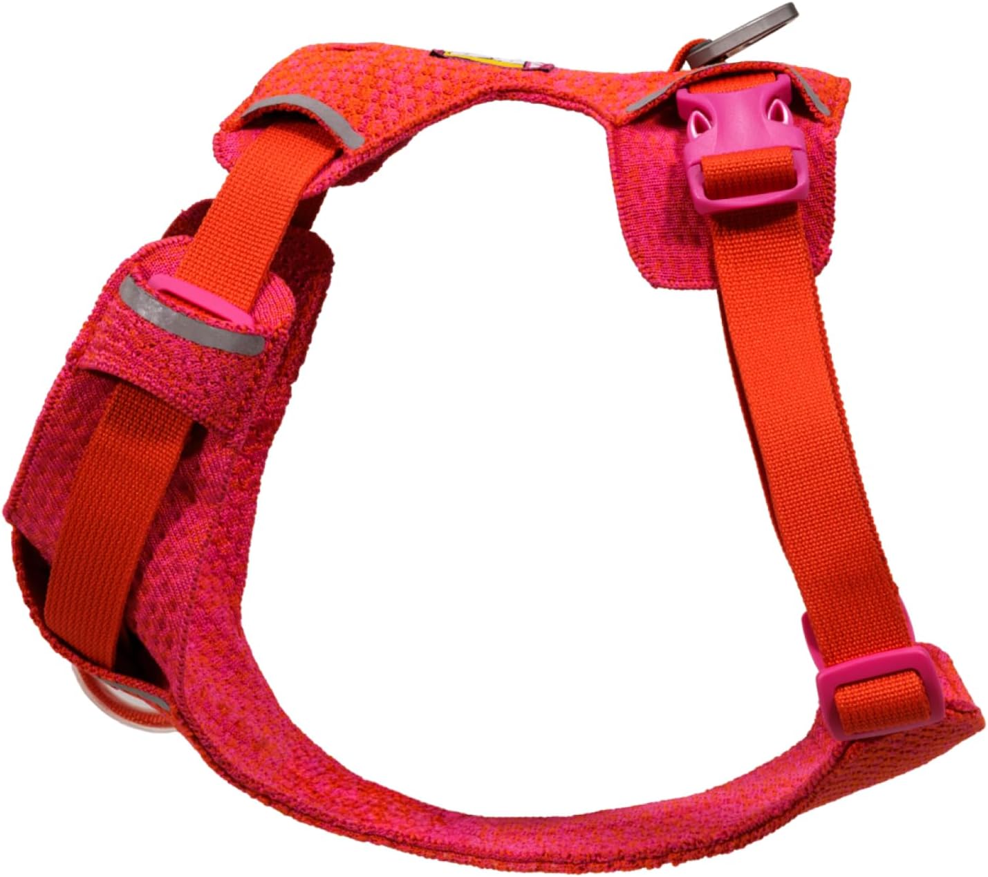 Ruffwear dog harness Rose Violet color packaging and branding