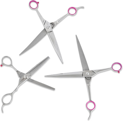 Geib dog grooming kit tools arranged on a surface