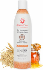 Top view of Aroma Paws dog shampoo and conditioner cap