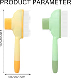 Kittupet self-cleaning yellow shedding brush