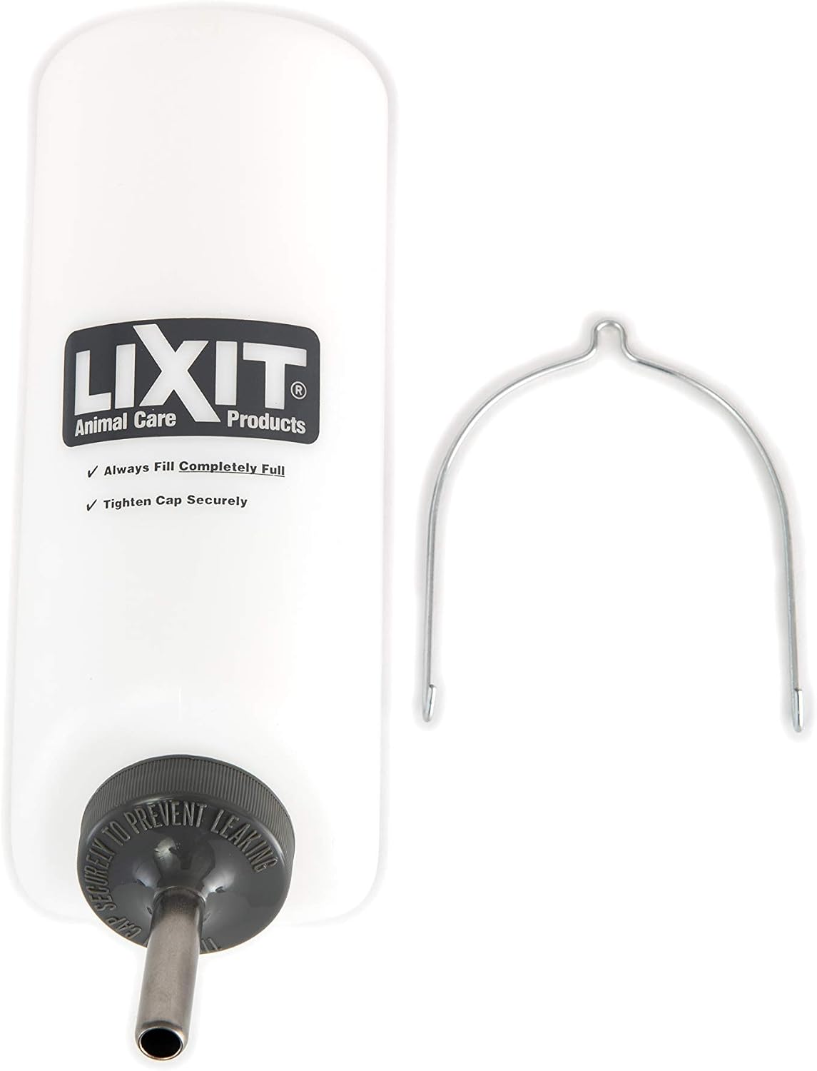 Lixit Wide Mouth BPA-Free Water Bottles with Colorful Graphics for Guinea Pigs, Rats, Chinchillas and Other Small Animals. (32oz) - Image 1