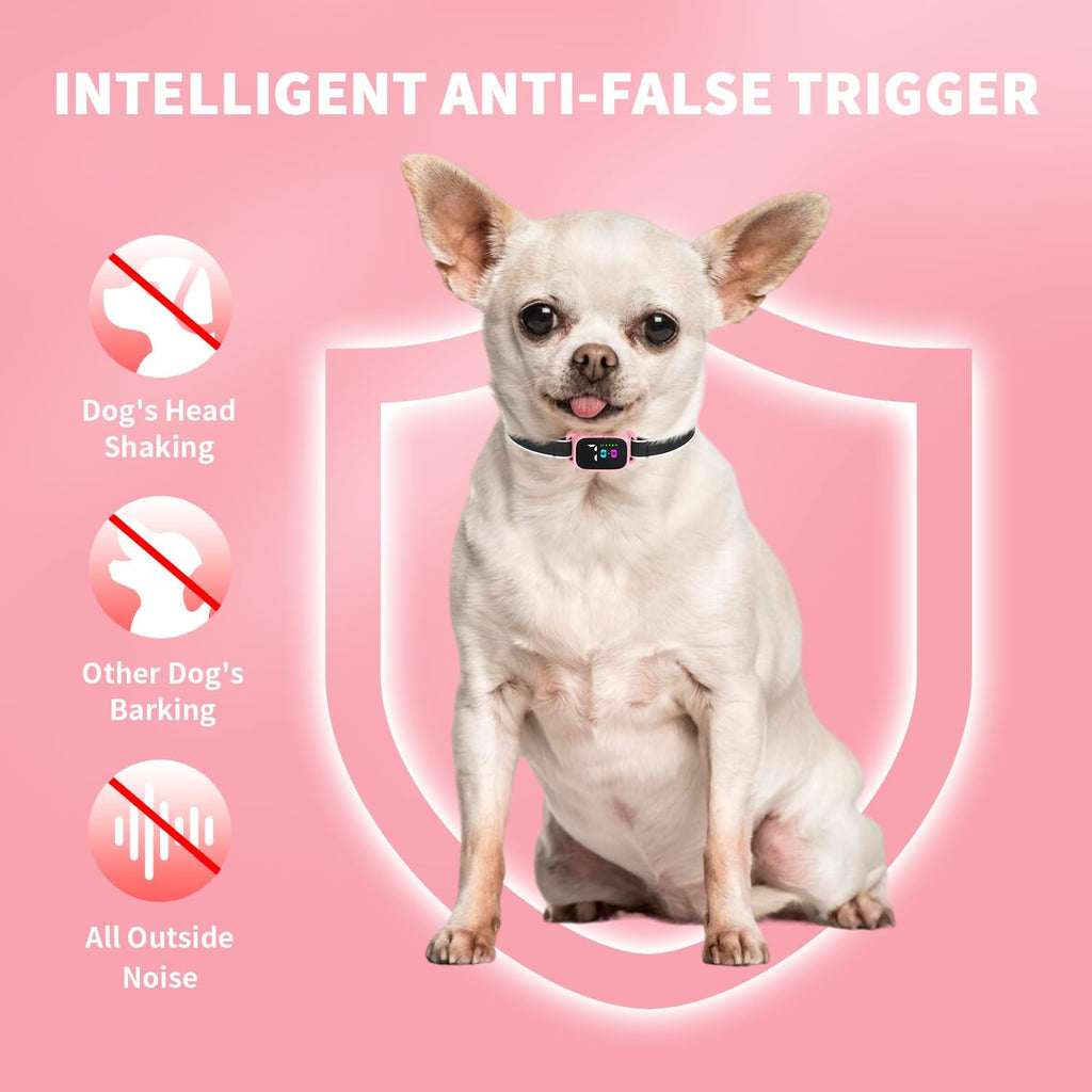 Ricivi small dog bark collar 7 sensitivity levels display