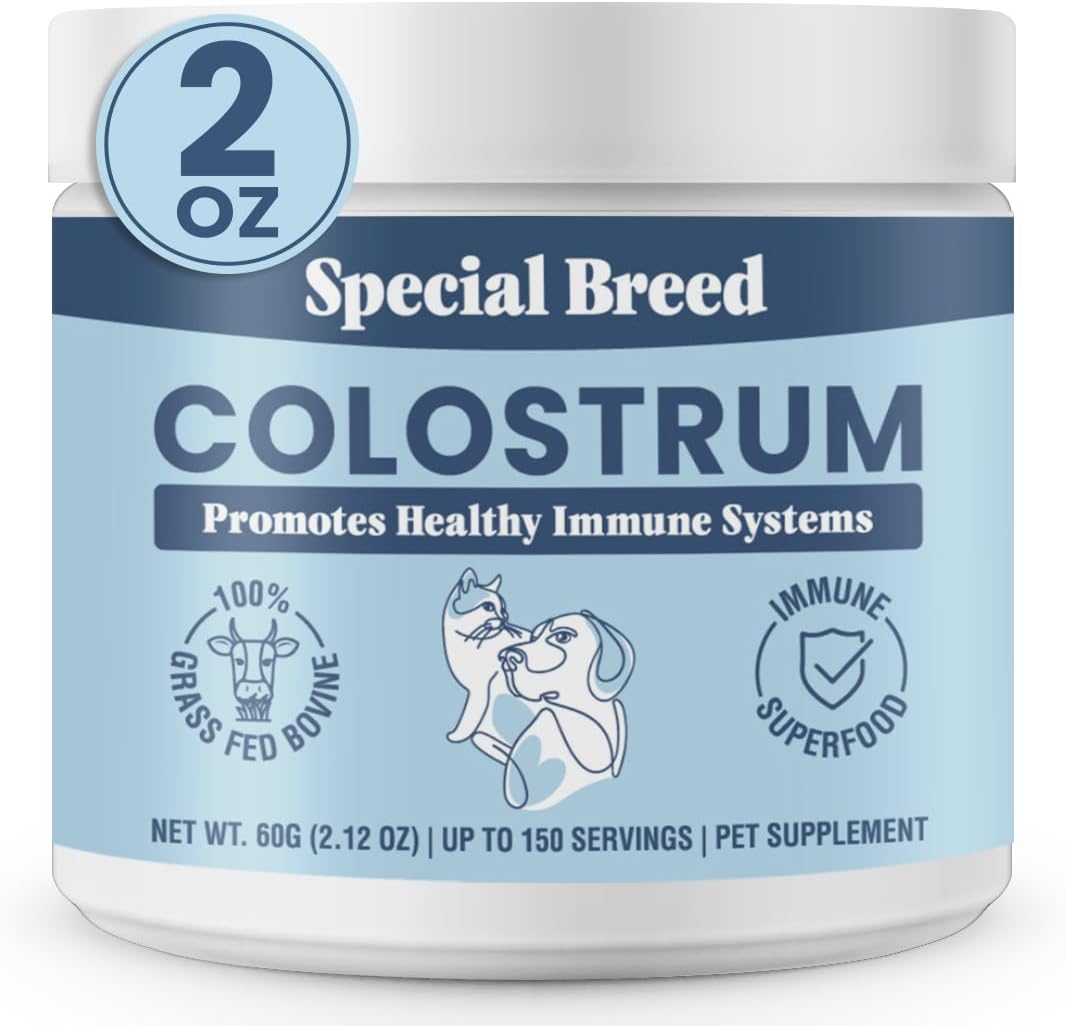 Bovine Colostrum for Dogs and Cats - Grass Fed Colostrum Powder - Immune Support, Allergy & Itch Relief - Gut Health & Seasonal Allergy Defense - 300 ct - Image 9