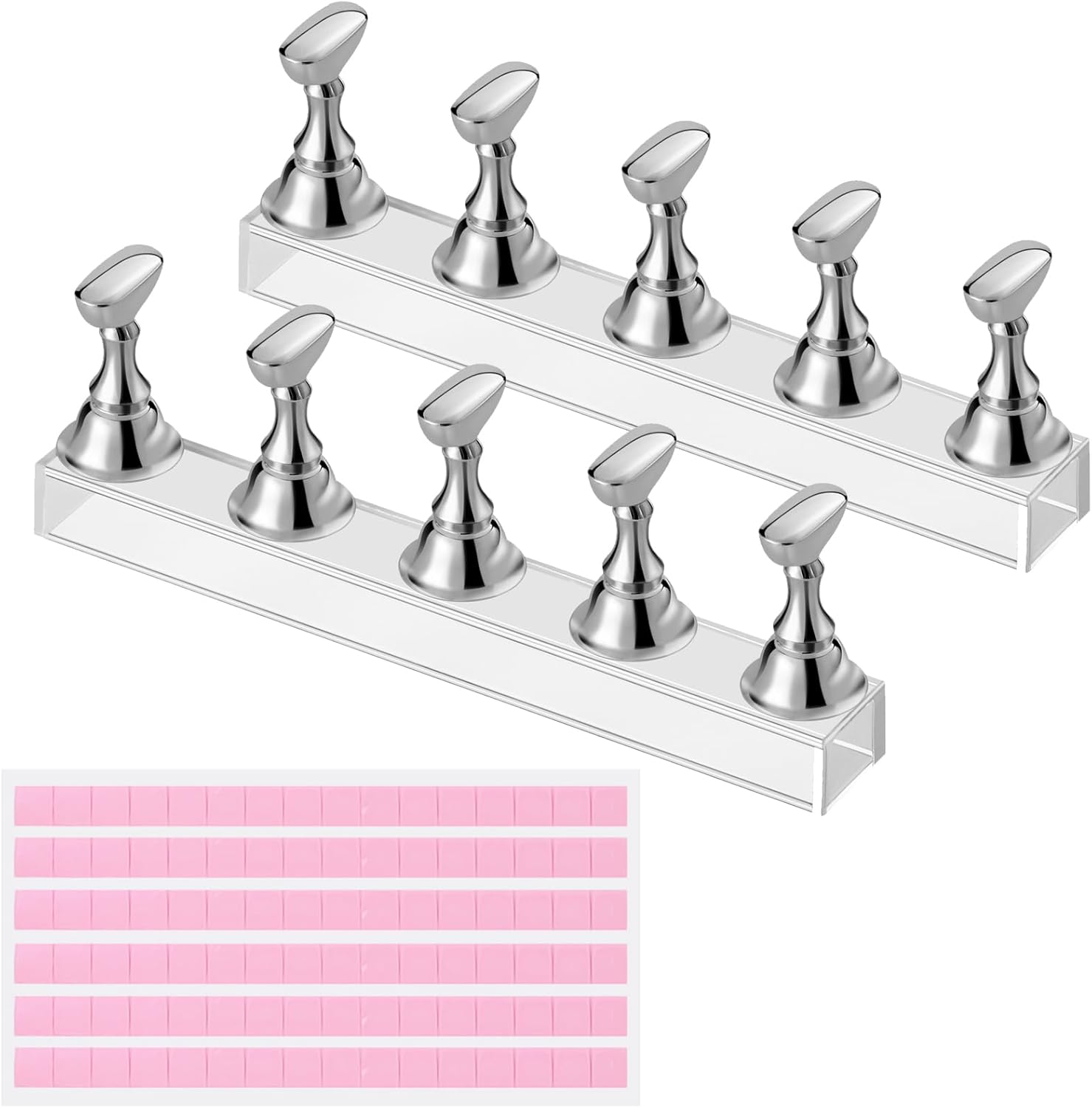 Etercycle magnetic nail stand and holder set front view