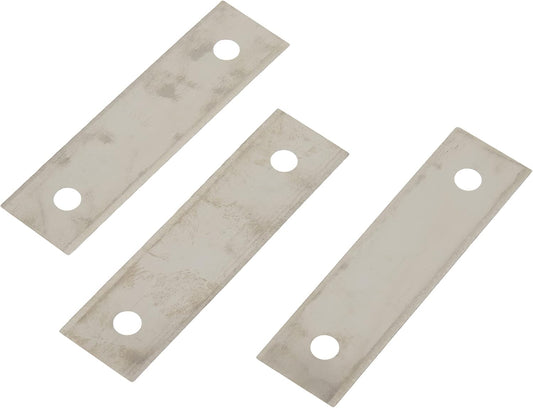 Pack of three metal replacement blades for Seachem 3-in-1 algae scraper tool.