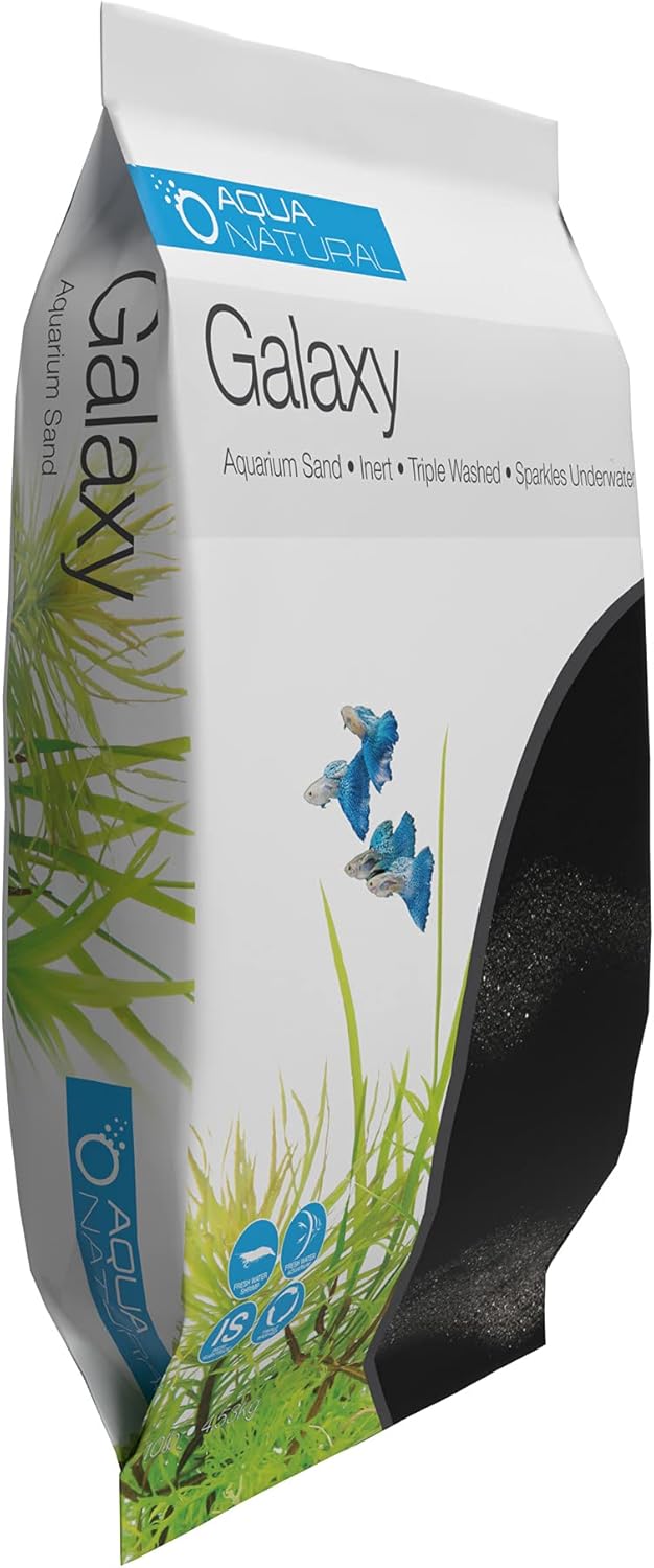 Side profile of Aqua Natural 20 lb bag packaging details