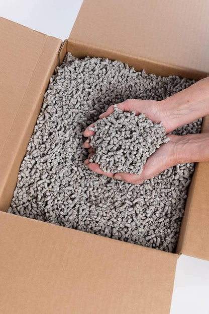 Small Pet Select paper pellets for rabbit and guinea pig habitat