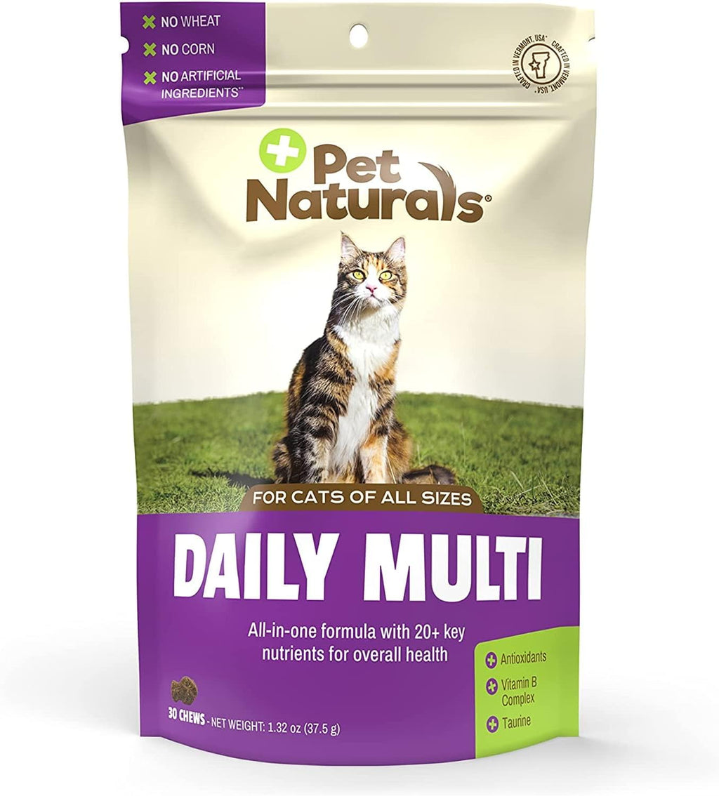 Pet Naturals Daily Multi Multivitamin Soft Chews for Cats, Vet Formulated with Biotin, Taurine, Calcium, and Arginine, Gentle Formula, Fish, 30 Count - Image 11