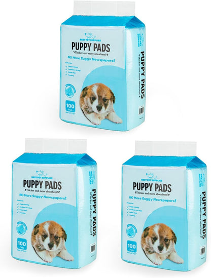 Best Pet Supplies XL (36 x 28 Inches) Puppy Pads 100 Count - Super Absorbent Dog Training Pads, Quick-Dry, Odor Control, Disposable Pee Pads, Leak-Proof Wee Wee Pads for Indoor Dogs - Baby Blue - Image 10
