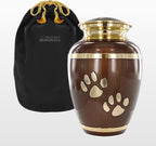 Trupoint Memorials Small Pet Urn for Dogs and Cats Ashes, Paws Print Black Cremation Urns for Pets up to 17 lbs - Image 11