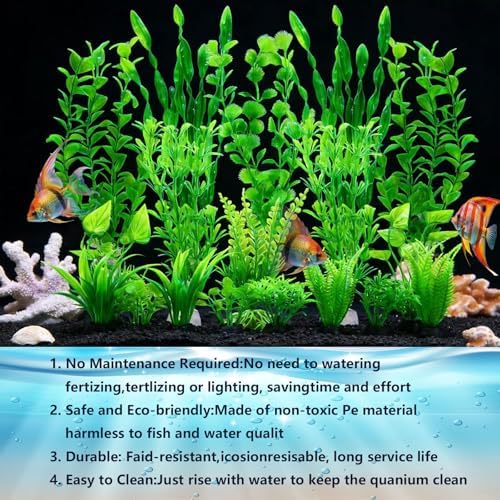 Laxmi Vishnu Enterprises durable plastic fish tank landscape accessories close up view.