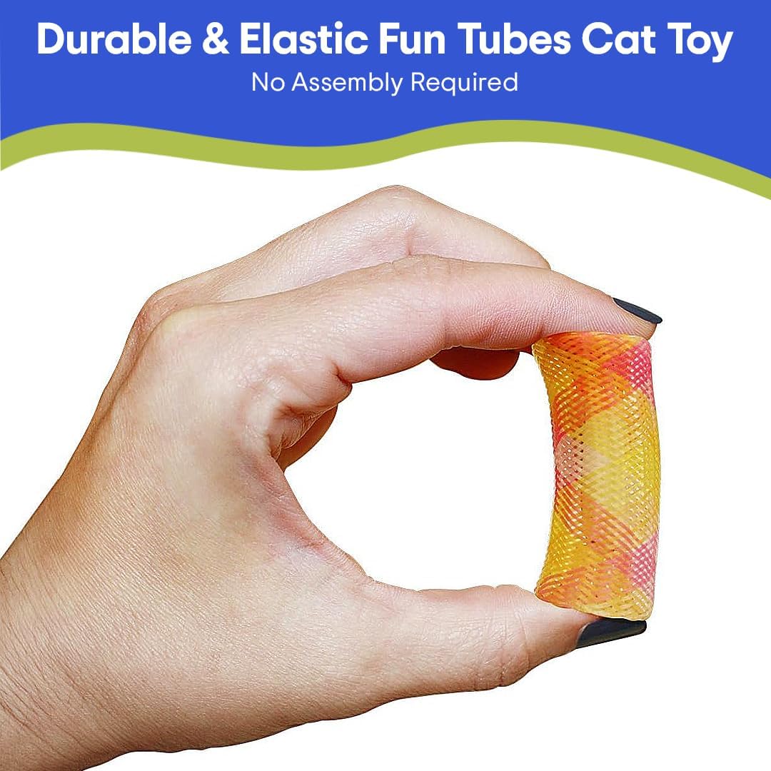 Bouncy interactive cat toy angled perspective