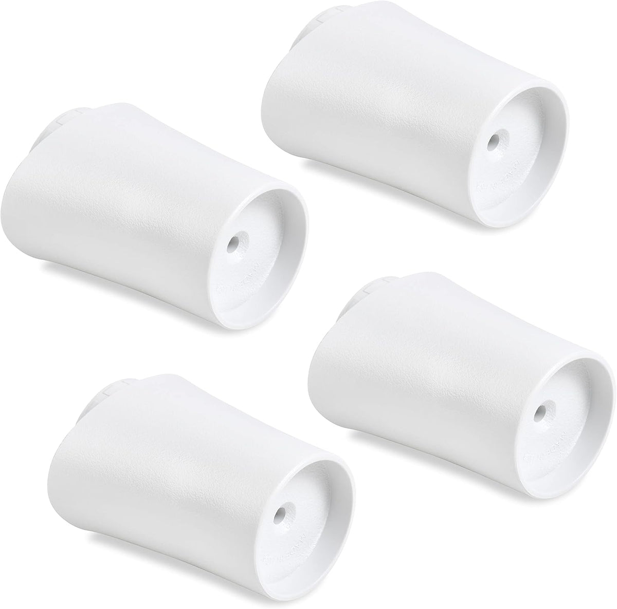 Wall Nanny baby gate extension accessories front view showing four white pieces