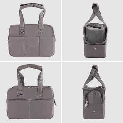 Maxetodo dark gray pet carrier for airline travel