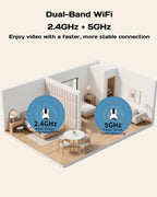 Vimtag smart indoor camera package contents and aesthetic shot