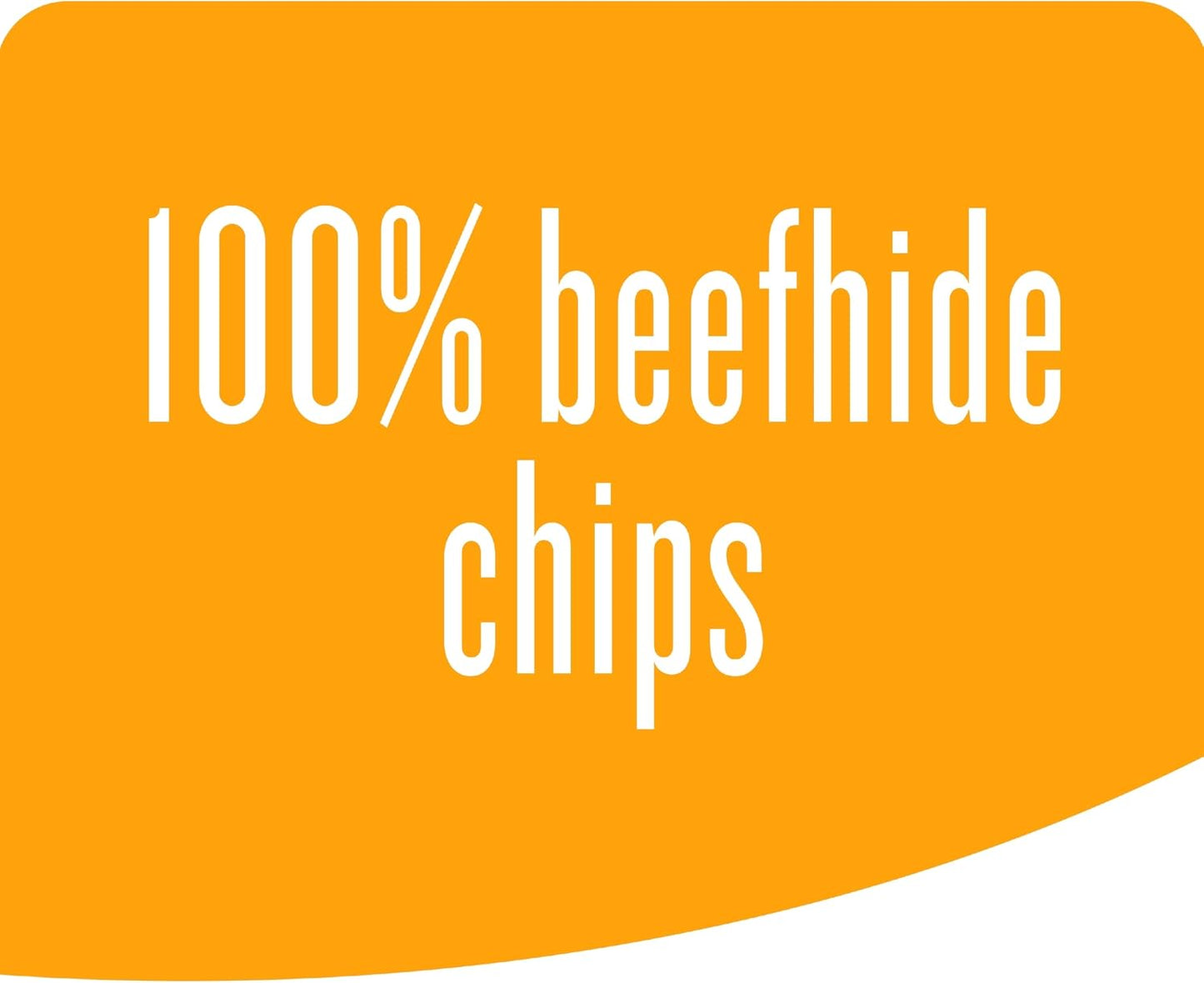 Back of the one pound pack displaying the single ingredient details for Good 'n' Fun chips.