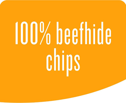 Back of the one pound pack displaying the single ingredient details for Good 'n' Fun chips.