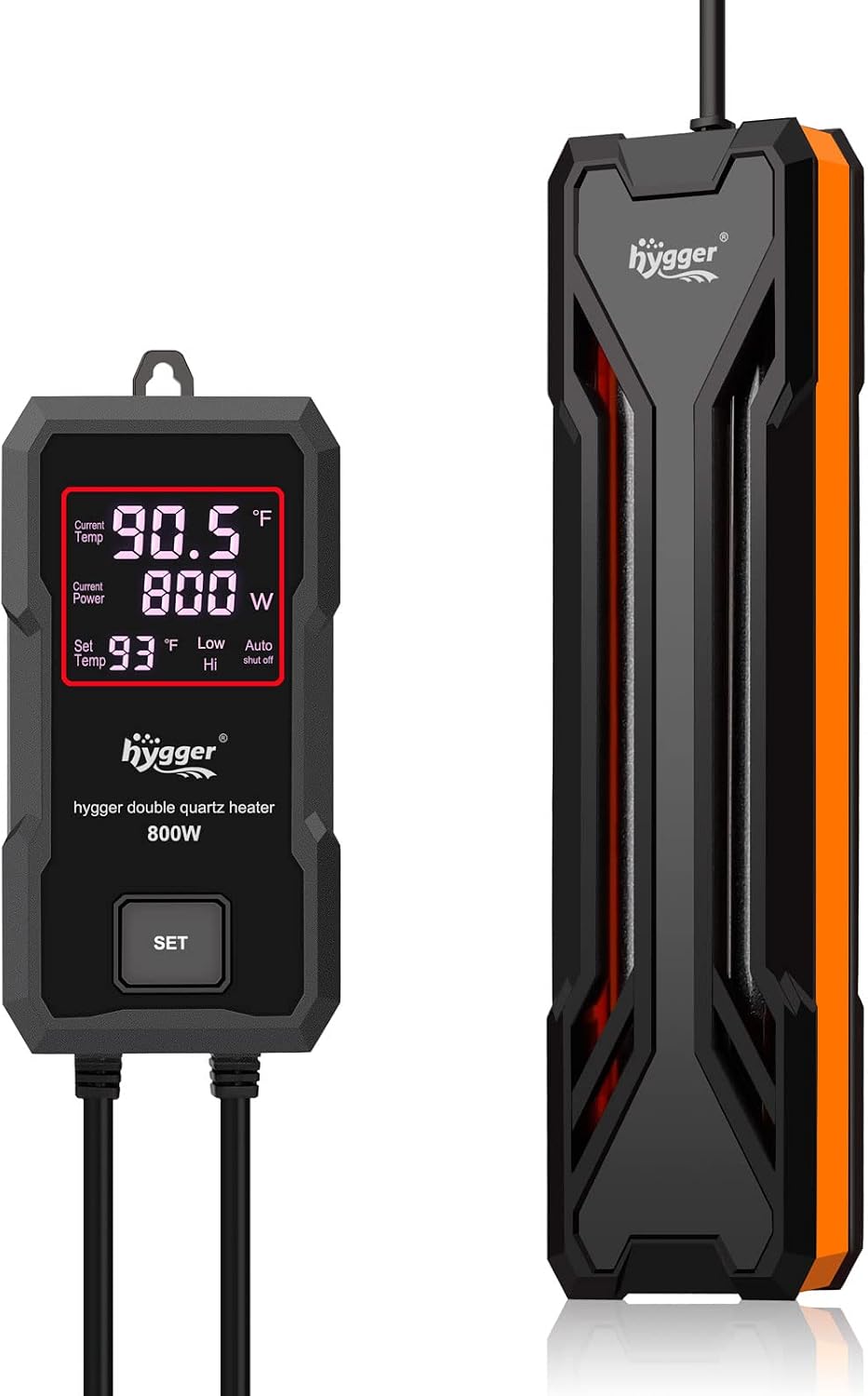 hygger Aquarium Heater 300W/500W/800W/1000W, Submersible Fish Tank Heater with Digital LED Controller and Intelligent Leaving Water Automatically Stop Heating System, for Freshwater and Saltwater - Image 10