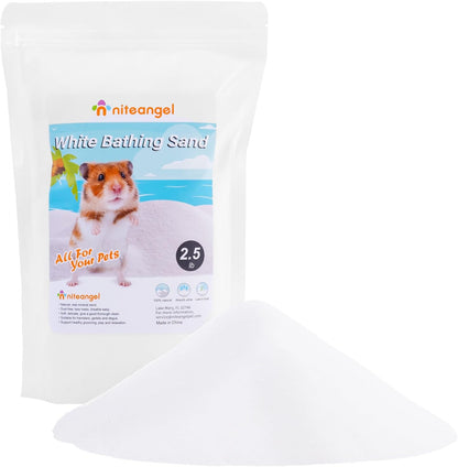 Niteangel Hamster Desert Bath Sand | No-Dust Bath or Potty Litter for Hamster Chinchillas Gerbil Mice Degu or Other Small Pets - Image 10