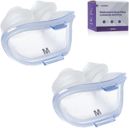 Cuord replacement nasal pillow cushion for ResMed AirFit P10 front view