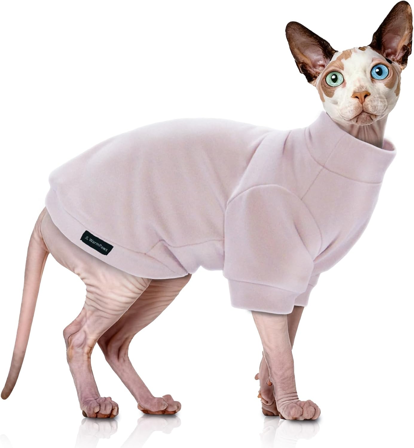 Sphynx Cat Sweater Soft Warm Long Sleeve Fleece for Cats&Small Dogs - Image 15