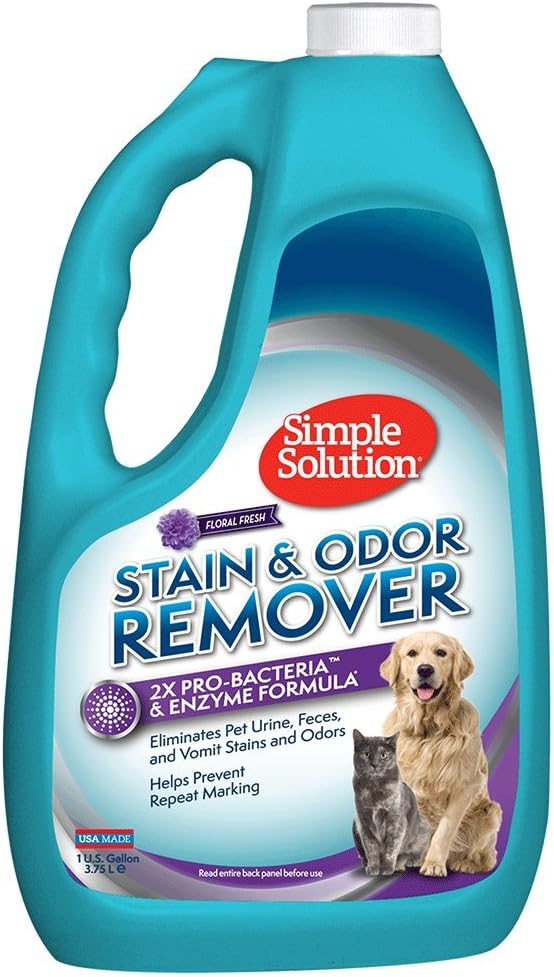 Simple Solution one gallon pet stain eliminator ready for home use