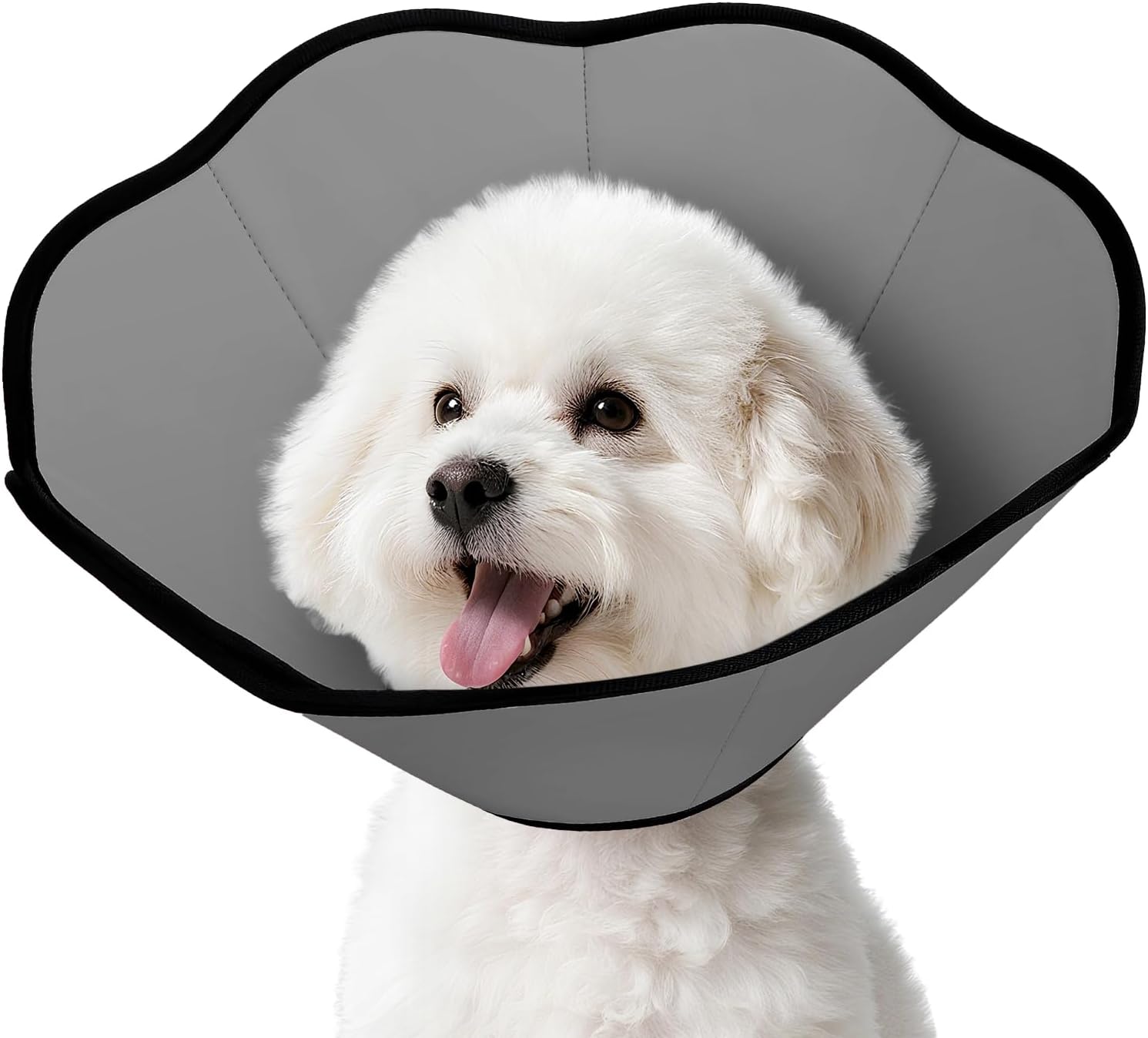 MIDOG Dog Cone Collar After Surgery, Soft Dog Cone Alternative to Stop Licking,Adjustable Elizabethan Recovery Cones for Small to Large Sized Dogs - Image 12