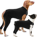 Nanaki dog wound care shirt front view showing surgical onesie design