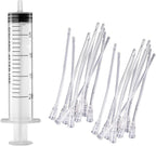 Baby Bird Feeding Syringe Set, Pet Parrot Milk Feeding Syringe with Tubes, Parrot Feeding Tubes Measuring Tools for Feeding Pets Scientific Industrial Labs... (10ml+10ml+20ml+60ml) - Image 13