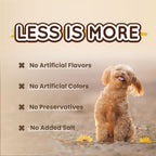 Close up of Gootoe authentic USA imported healthy low fat dog chews